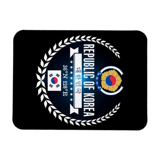 Südkorea Magnet (Horizontal)