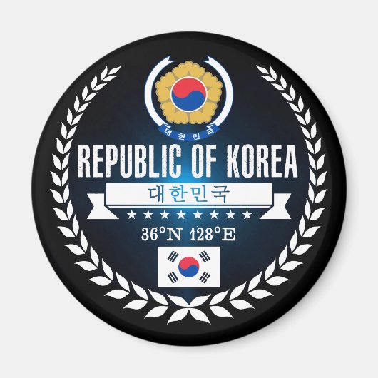 Südkorea Magnet (Vorne)