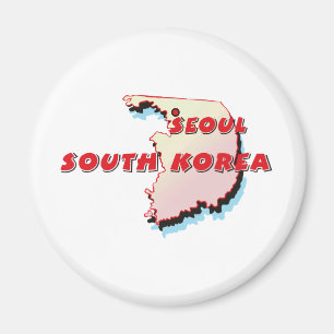 Südkorea-Magnet Magnet