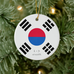 Südkorea-Markierung für benutzerdefinierte Meldung Keramik Ornament