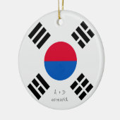 Südkorea-Markierung für benutzerdefinierte Meldung Keramik Ornament (Links)