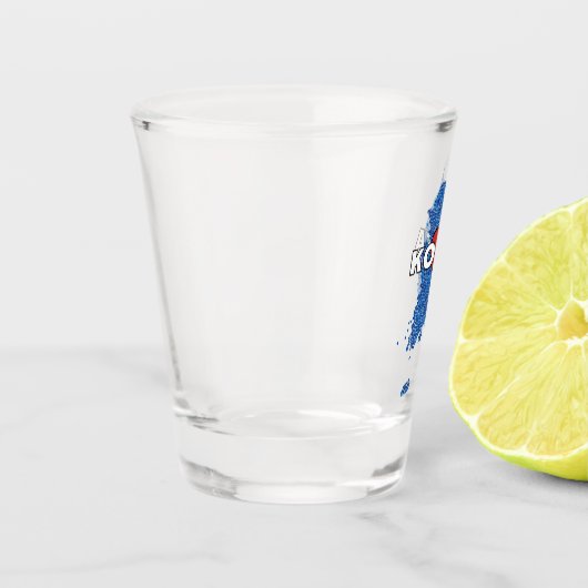 SÜDKOREA mit LIEBE Soju Schnapsglas (Links)