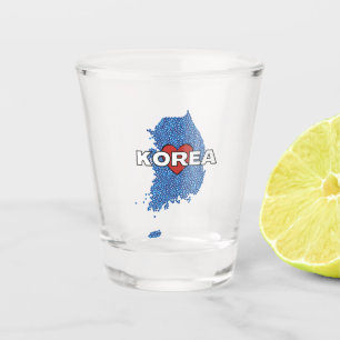 SÜDKOREA mit LIEBE Soju Schnapsglas