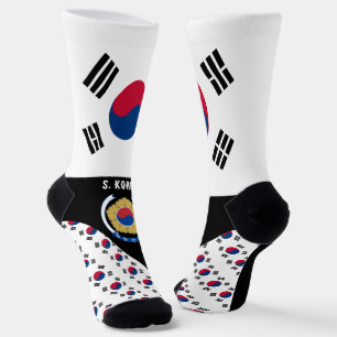 Südkorea, Mode, südkoreanische Flagge, patriotisch Socken