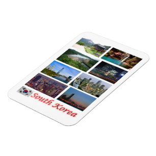 Südkorea - Mosaik - Magnet