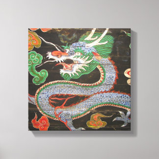 Südkorea Namdaemun Sungnyemun Dragon Leinwanddruck