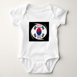 Südkorea Nationalflagge: Koreanische Taegeukgi Pri Baby Strampler