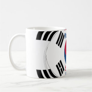 Südkorea Nationalflagge: Koreanische Taegeukgi Pri Kaffeetasse