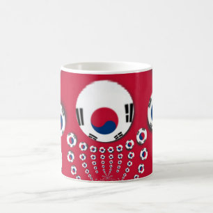 Südkorea Nationalflagge: Koreanische Taegeukgi Pri Kaffeetasse