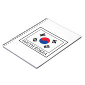 Südkorea Notizblock (Linke Seite)