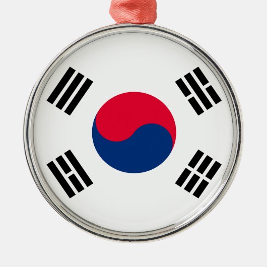 Südkorea Ornament Aus Metall (Vorne)