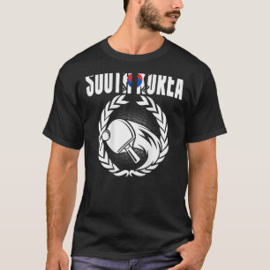 Südkorea Ping Pong Koreanische Tischtennis-Unters T-Shirt