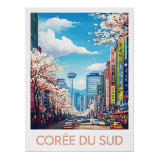 Südkorea-Plakat Poster