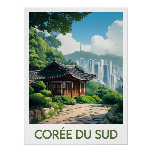 Südkorea-Plakat Poster (Vorderseite)