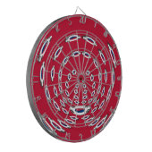 Südkorea Polka Dot Flagge Dartscheibe (Vorderseite Links)