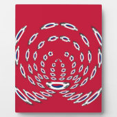 Südkorea Polka Dot Flagge Fotoplatte (Vorderseite)