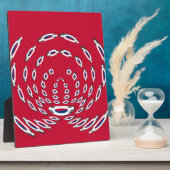 Südkorea Polka Dot Flagge Fotoplatte (Seite)