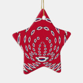 Südkorea Polka Dot Flagge Keramik Ornament (Rechts)