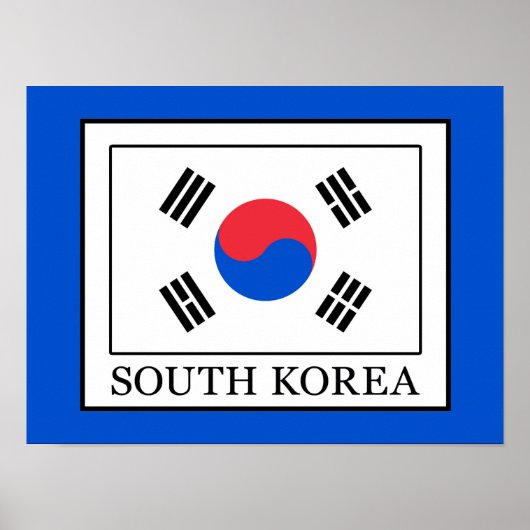 Südkorea Poster (Vorne)