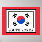 Südkorea Poster (Vorne)
