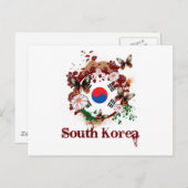 Südkorea Postkarte (Vorne/Hinten)
