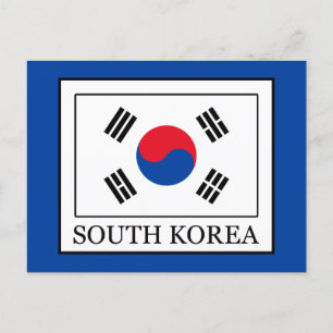 Südkorea Postkarte