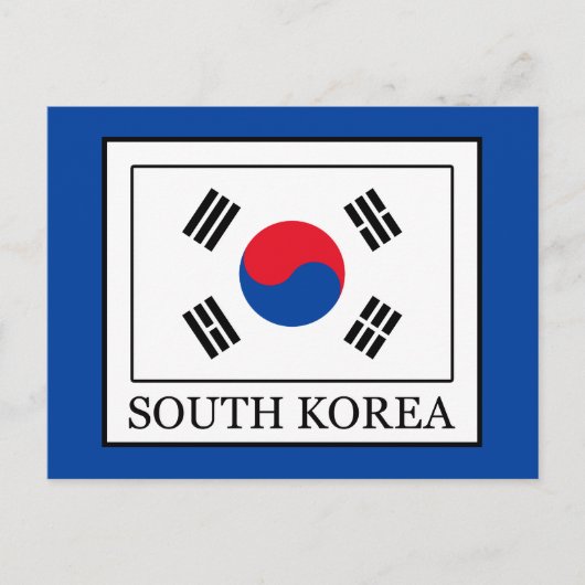 Südkorea Postkarte (Vorderseite)