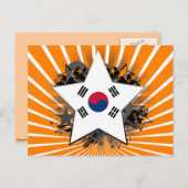 Südkorea Postkarte (Vorne/Hinten)