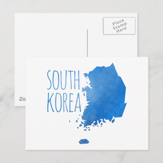 Südkorea Postkarte (Vorne/Hinten)