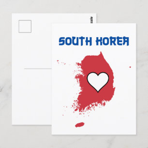 Südkorea Postkarte