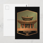 Südkorea Postkarte (Vorne/Hinten)