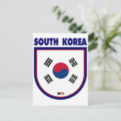 Südkorea Postkarte (Stehend Vorderseite)