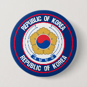 Südkorea-Runde Button (Vorderseite)