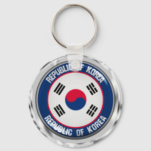 Südkorea-Runde Schlüsselanhänger