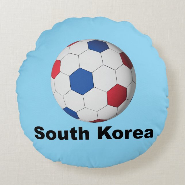 Südkorea Rundes Kissen (Vorderseite)