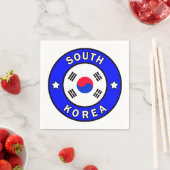 Südkorea Serviette (Beispiel)