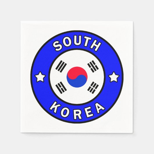 Südkorea Serviette (Vorderseite)