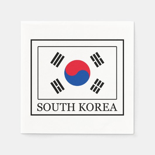 Südkorea Serviette (Vorderseite)