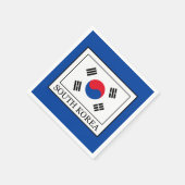 Südkorea Serviette (Ecke)