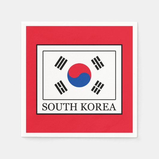 Südkorea Serviette (Vorderseite)