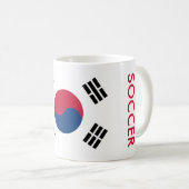 SÜDKOREA SOCCER KAFFEETASSE (VorderseiteRechts)