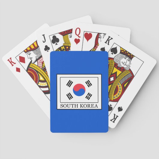 Südkorea Spielkarten (Rückseite)