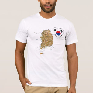Südkorea - T - Shirt der Flaggen