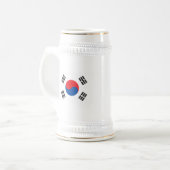 Südkorea-Tasse Bierglas (Vorderseite Links)