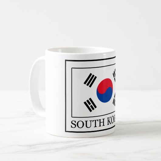 Südkorea-Tasse Kaffeetasse (Vorderseite Links)