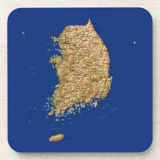 Südkorea - Untersetzer (Vorderseite)