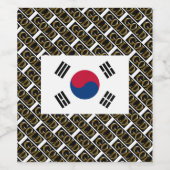 SÜDKOREA WEINETIKETT (Einzelnes Label)