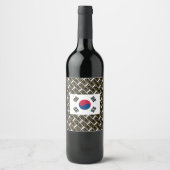 SÜDKOREA WEINETIKETT (Vorderseite)