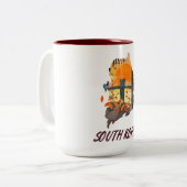Südkorea Zweifarbige Tasse (Vorderseite Links)