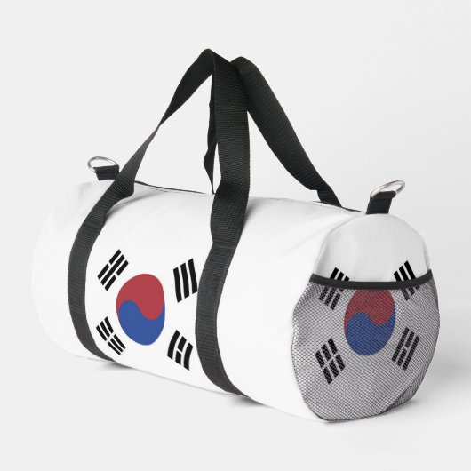 Südkoreaflagge Duffle Bag (Rechte Ecke)